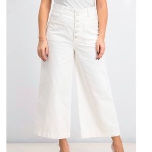 Free People We the Free Collette Crop Jeans in white